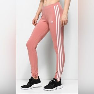 Adidas Ash Pink Cotton Leggings